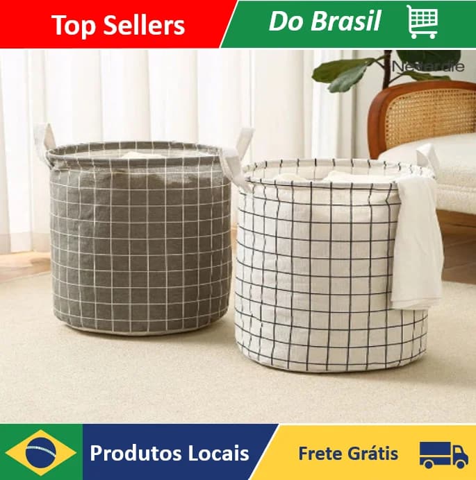Cesto De Roupa Suja Cesto De Armazenamento Dobrável Para Roupas Sujas - Neverdie Store