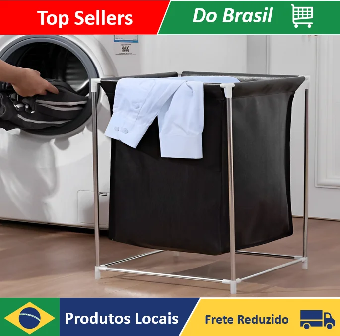 Cesto Desmontável Roupa Suja Organizador Minimalista Lavanderia Casa - Neverdie Store