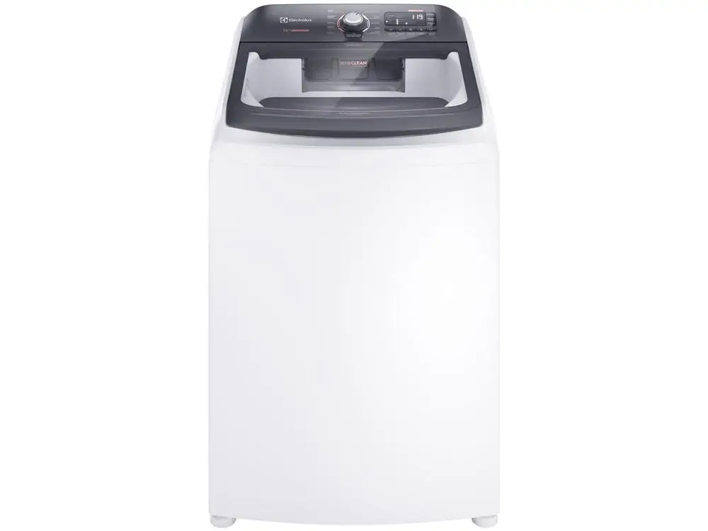 Lavadora de Roupas Electrolux 15kg Cesto Inox 11 Programas de Lavagem Branco Premium Care LEC15 - 110V