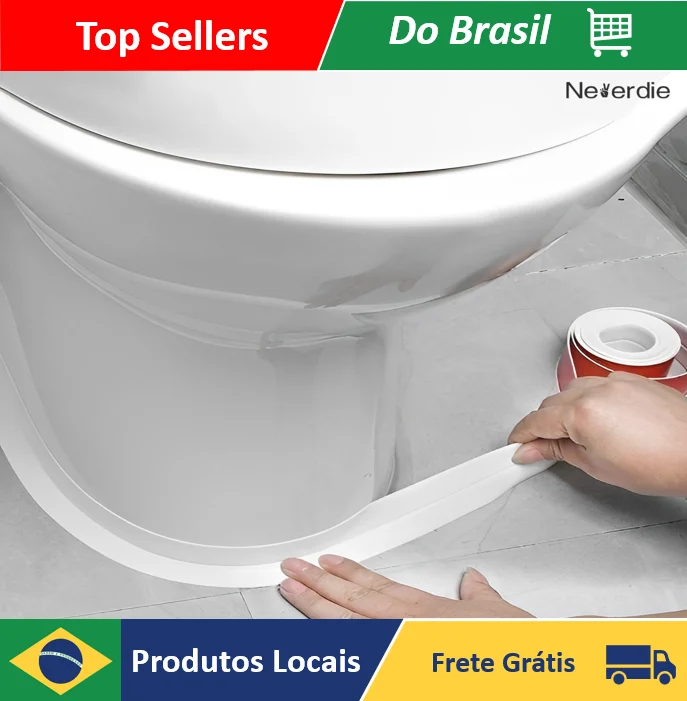 Cozinha Banheiro Fita Adesiva Selante De Fogão Fita De Vedação Impermeável - Neverdie store
