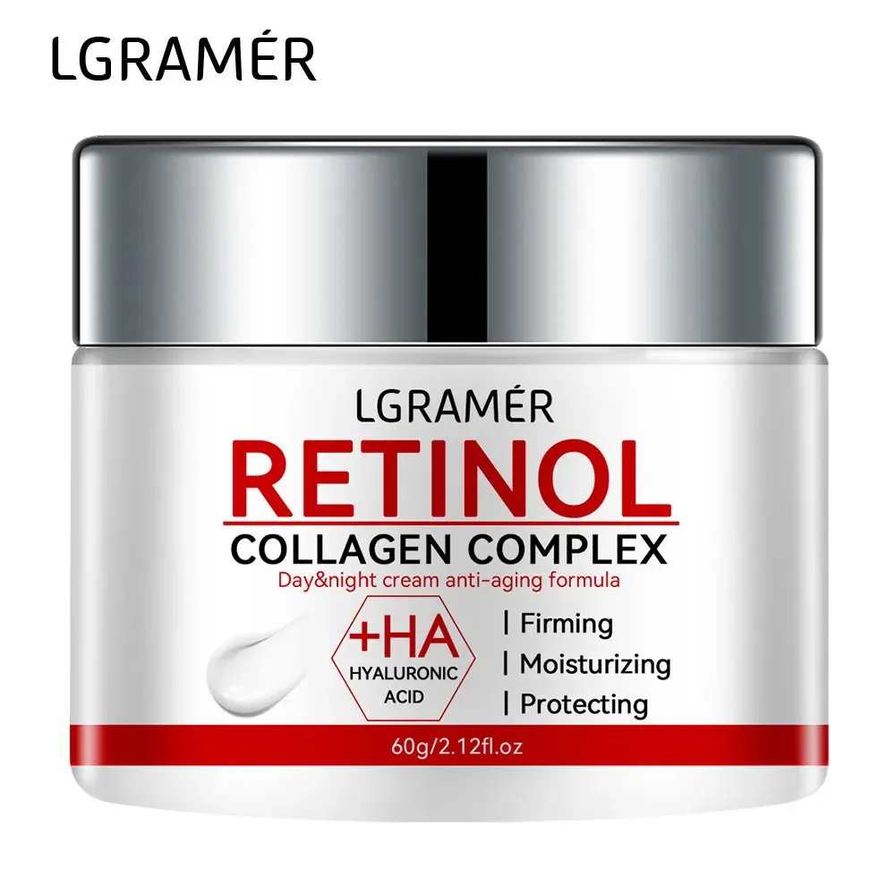 Retinol levantamento endurecimento creme colágeno rugas suaves creme facial para hidratante clareamento iluminar produtos da pele