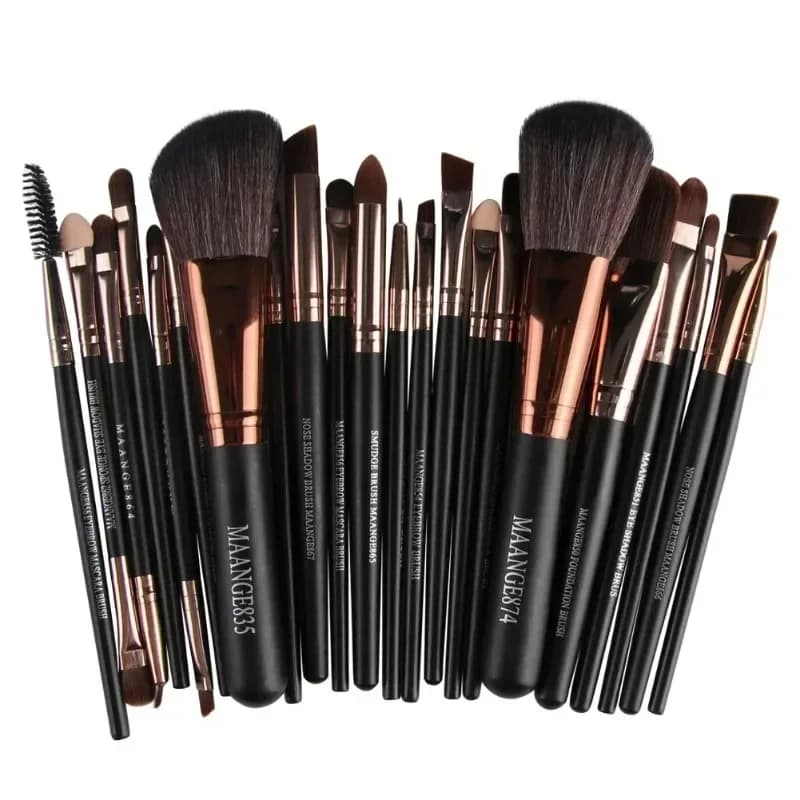 Professional Makeup Brushes Tools Set, Make Up Brush, Kits para Sombra, Delineador Cosméticos, 3 Pcs, 13 Pcs, 22Pcs