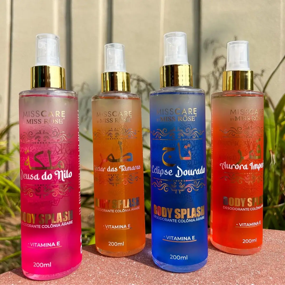 Body Splash Àrabe Desodorante Colônia 200ml - Miss Rôse