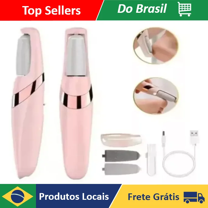 Lixa Lixadeira Elétrica De Pé ELÉTRICO Recarregável Gira 360° Conveniente